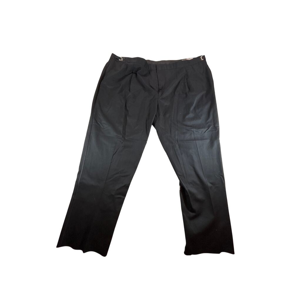 Savvi‎ Formalwear Mens Black Wool Formal Tuxedo Pants 60x30-34 NWOT Unhemmed